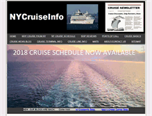 Tablet Screenshot of nycruiseinfo.com